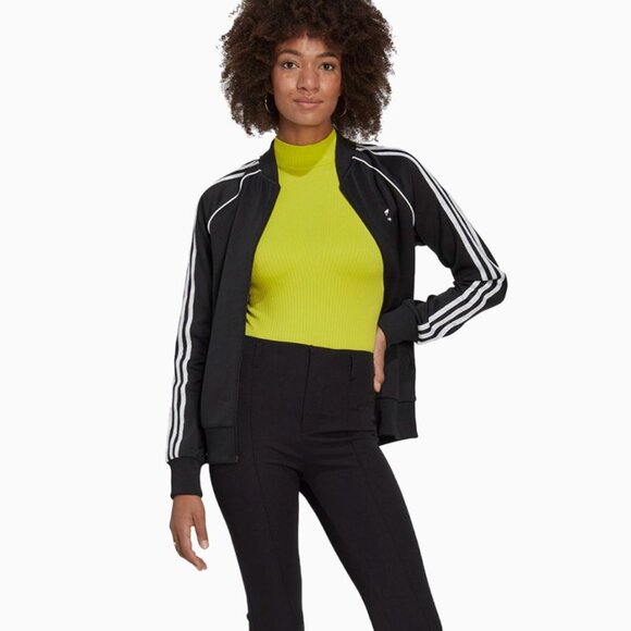 Adidas Women's Primeblue SST Track Jacket #GD2374 Black Size S - Picture 8 of 10